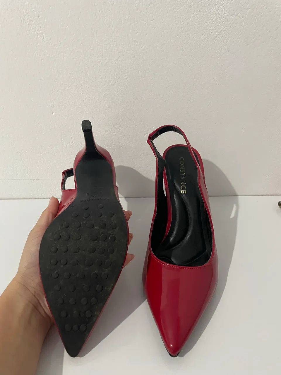 Scarpin Constante Vermelho