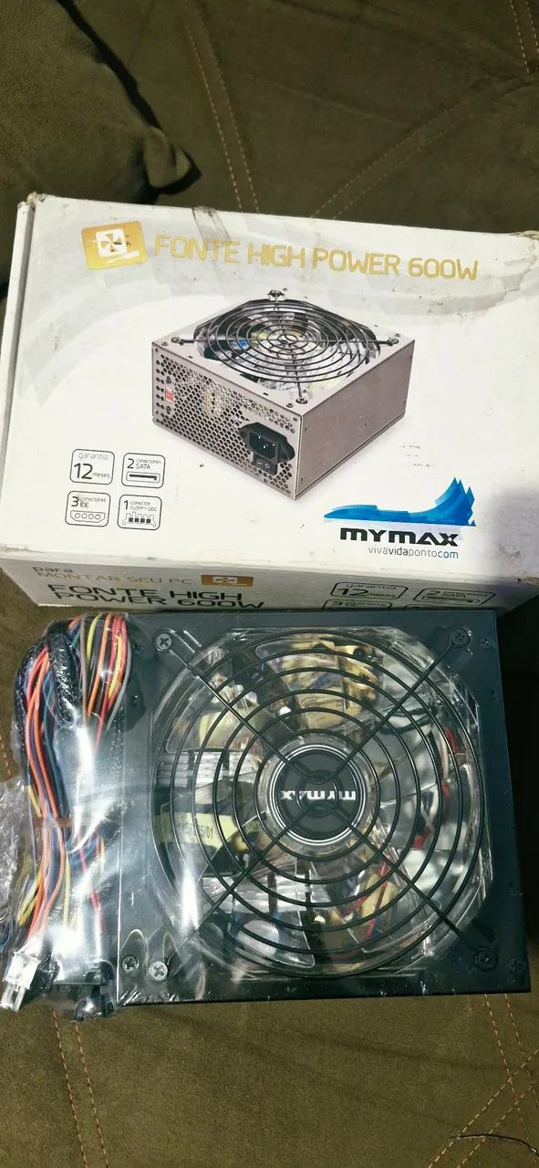 Fonte mymax 600w 