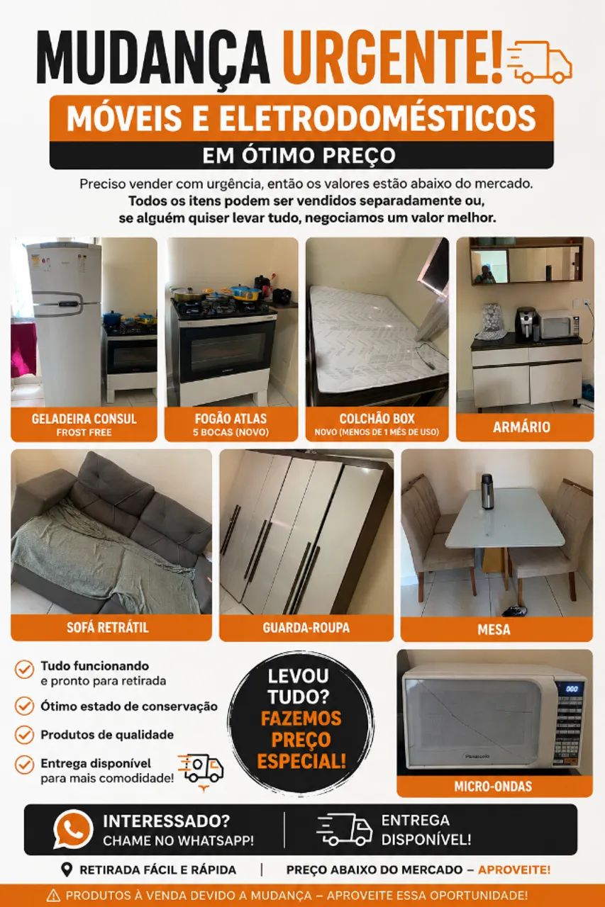 Moveis e eletrodomésticos