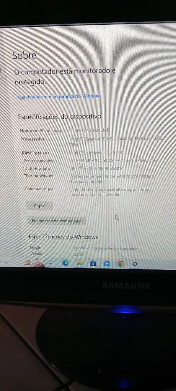 Vendo computador Samsung completo com defeito no led - Foto 3