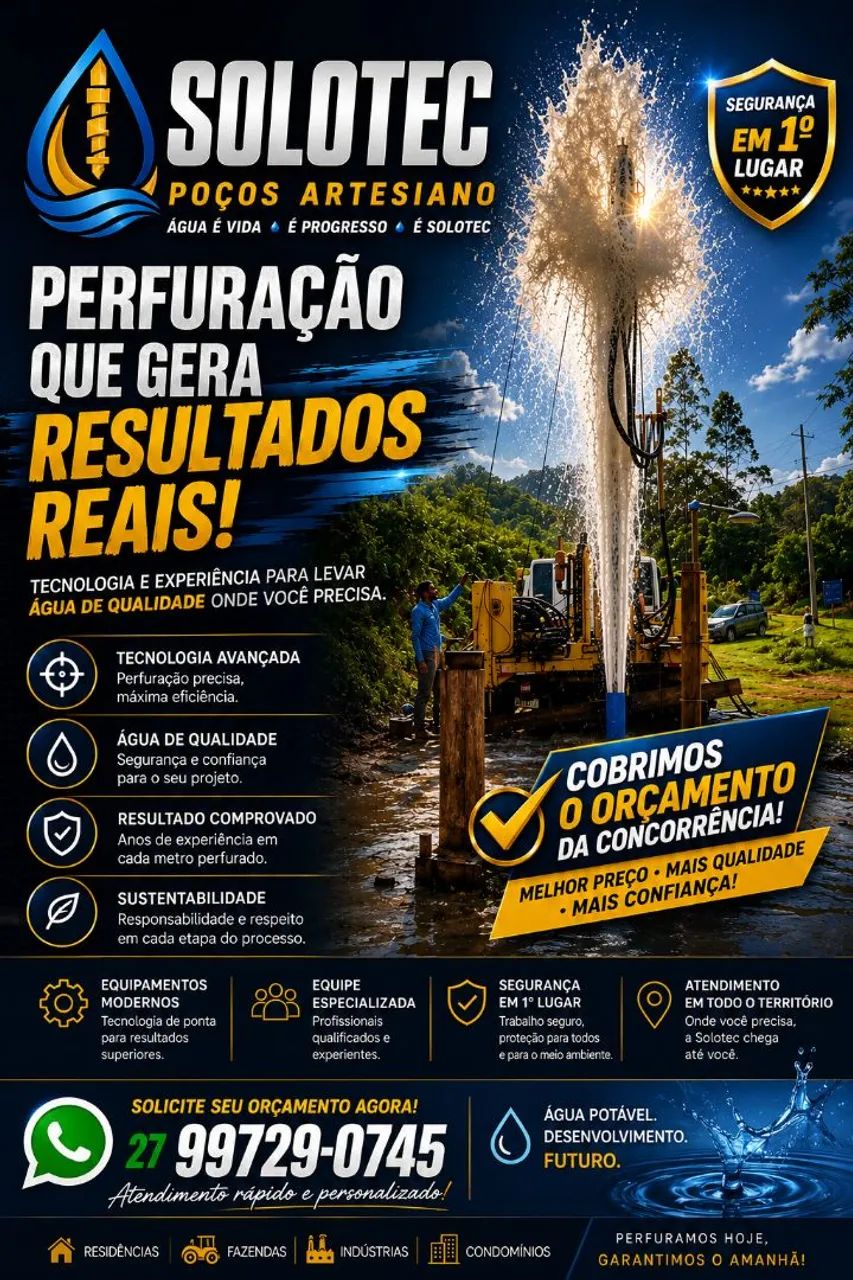 Poço Artesiano furado na Rocha  - Foto 2