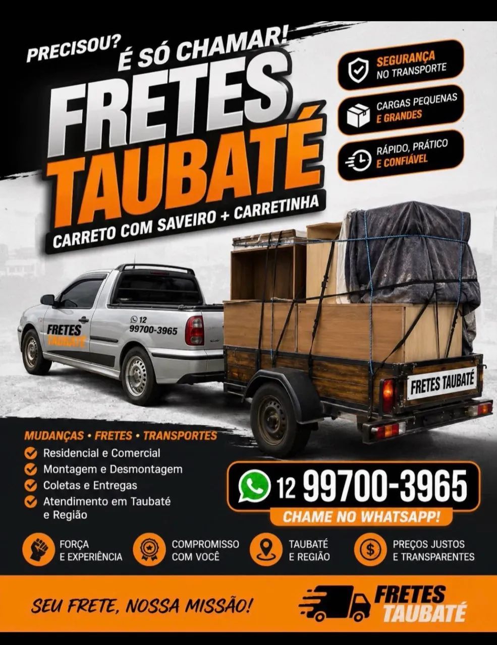 Carreto em Taubaté  - Foto 4