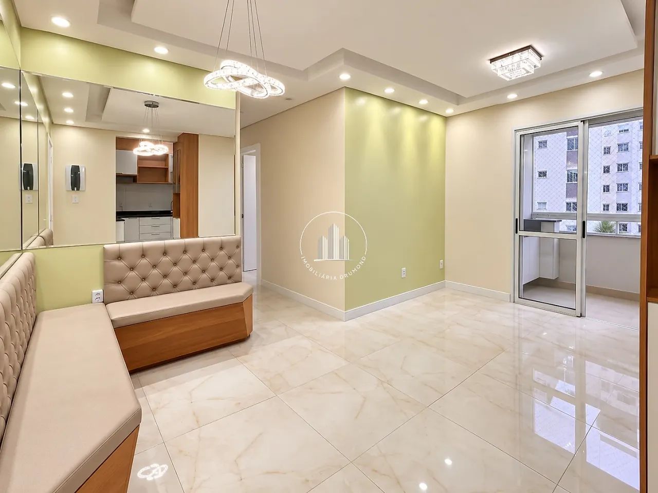 Apartamento 2 dormitórios com Piscina - Pedra Branca - EST - Foto 5