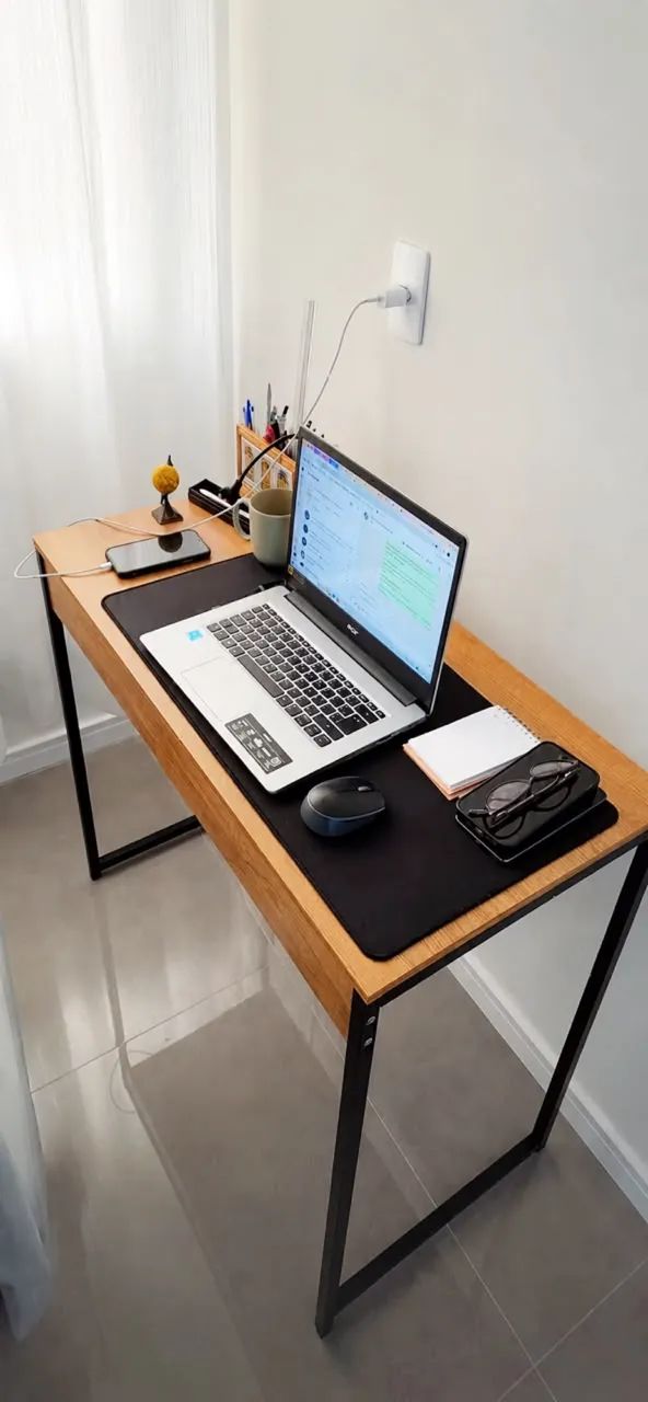 Mesa Escrivaninha Industrial - Nova na caixa - Foto 2