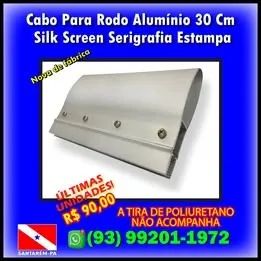 Cabo Para Rodo Alumínio 30 Cm Silk Screen Serigrafia Estampa