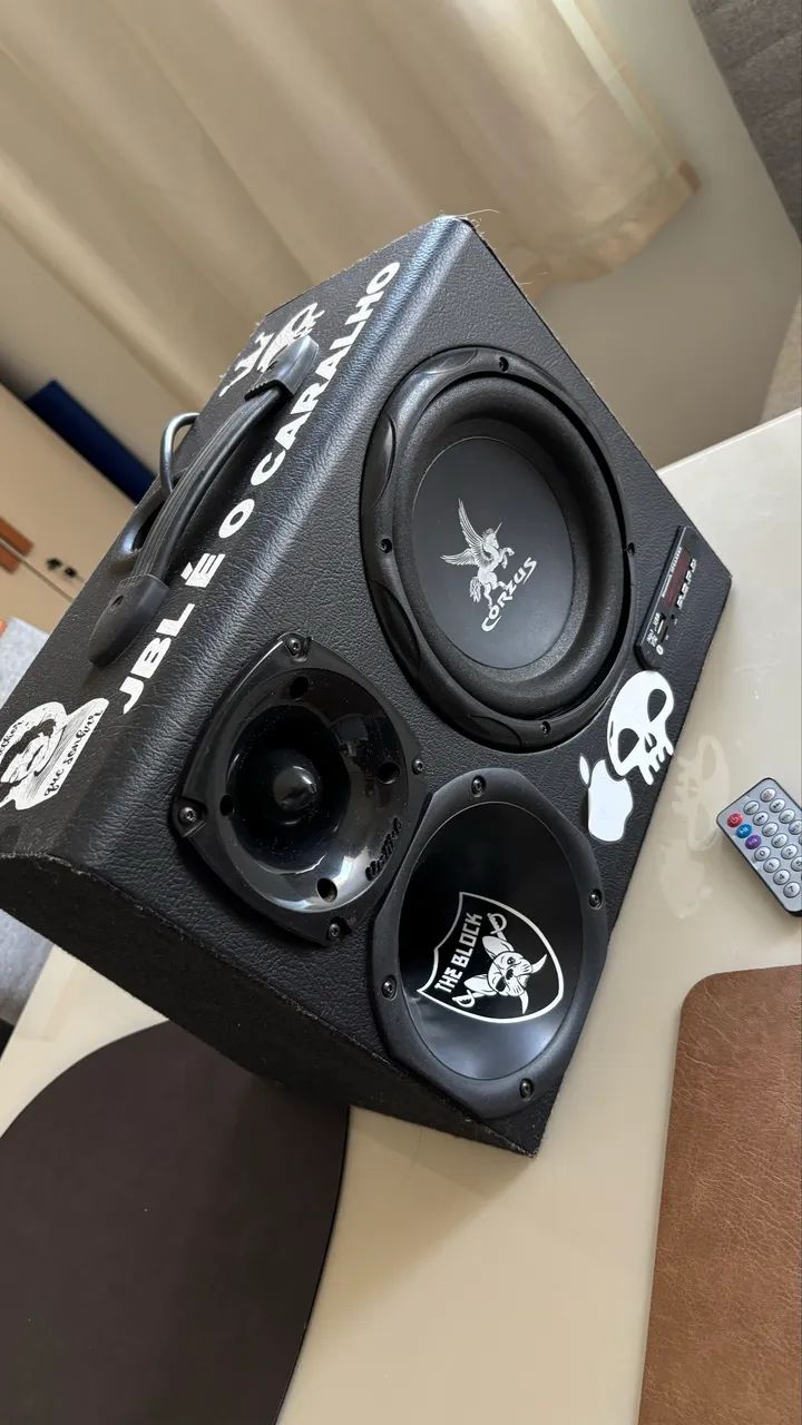Caixa Amplificada 300w Bluetooth Sobwoofer - Foto 5