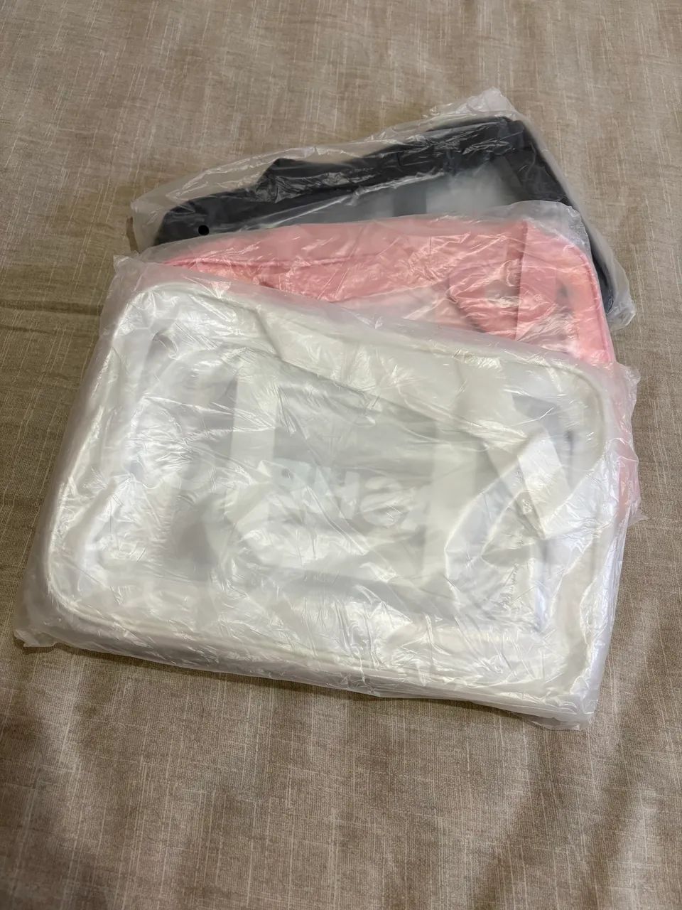 Kit 3 Necessaires Transparentes para Viagem - Foto 3