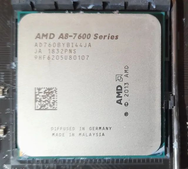 Kit processador AMD A8 7600 e placa mãe AFOX chipset A88 - Foto 2