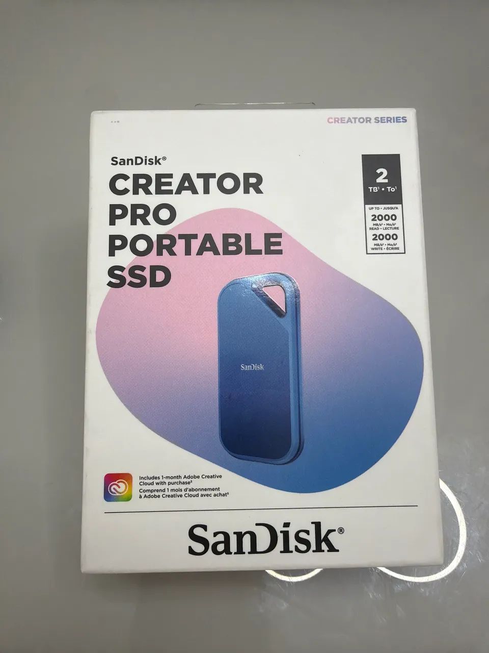 SSD Portátil Sandisk Creator Pro 2TB Blue