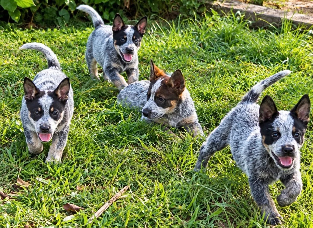 Filhotes de Blue Heeler e Red Heeler - Foto 3