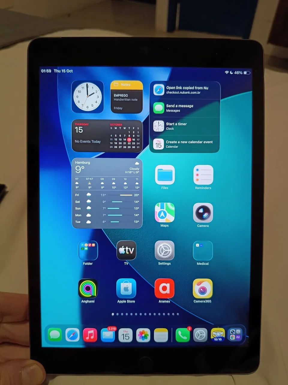 iPad 09th generation 256gb