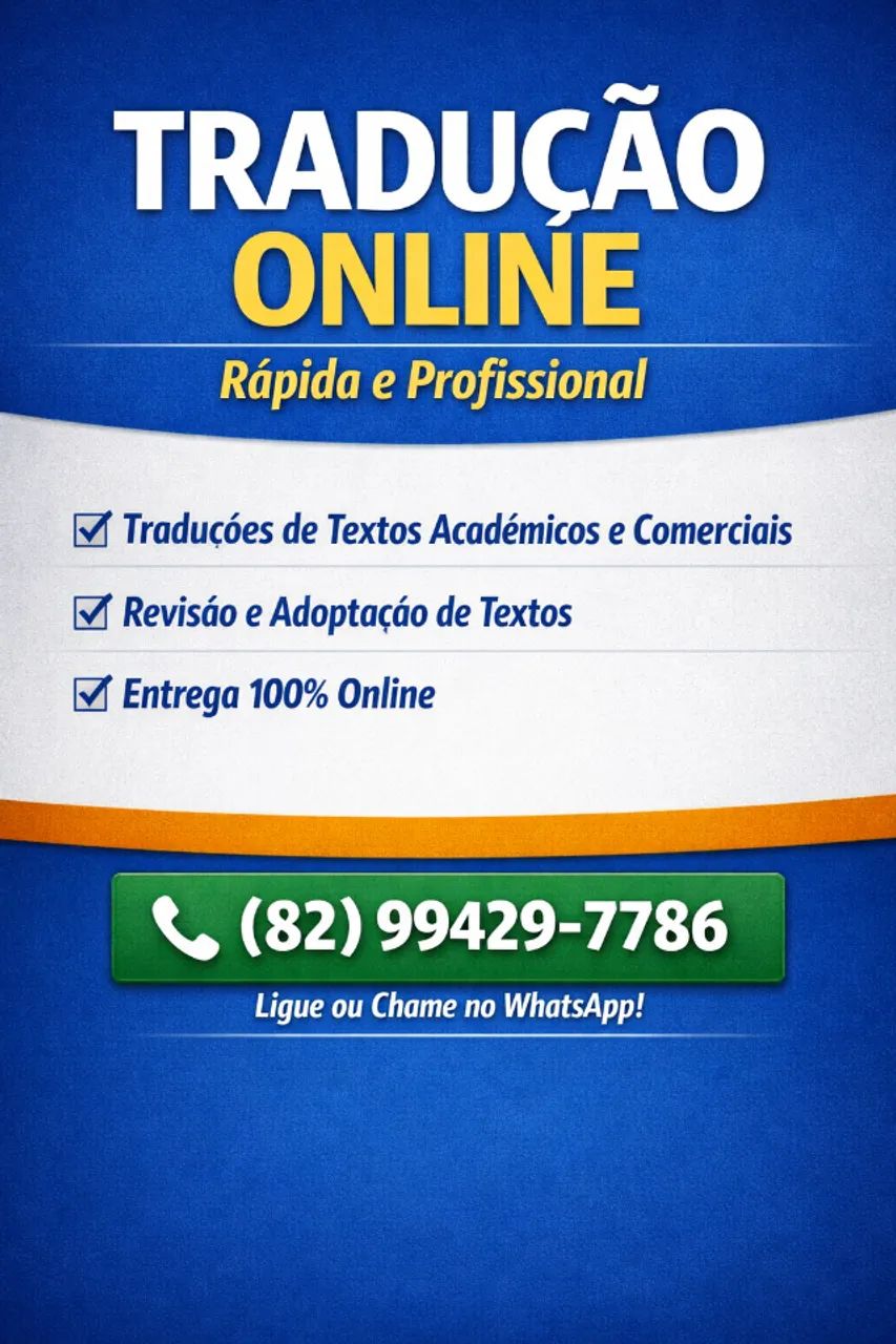 TRADUTOR ONLINE HOME OFFICE INGLÊS/PORTUGUÊS! 