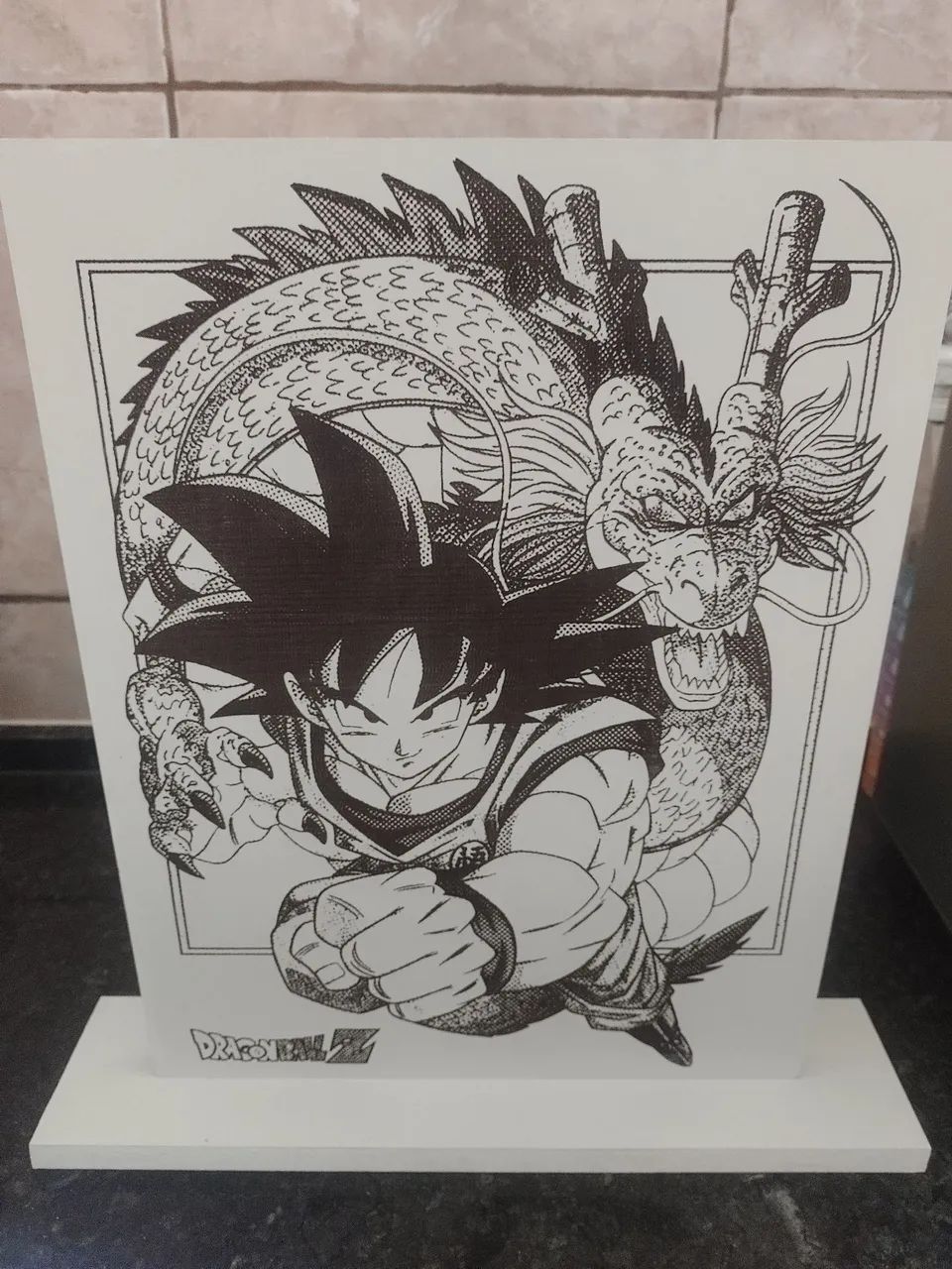 MOLDURA DE ENFEITE COM BASE TEMA DRAGONBALLZ 