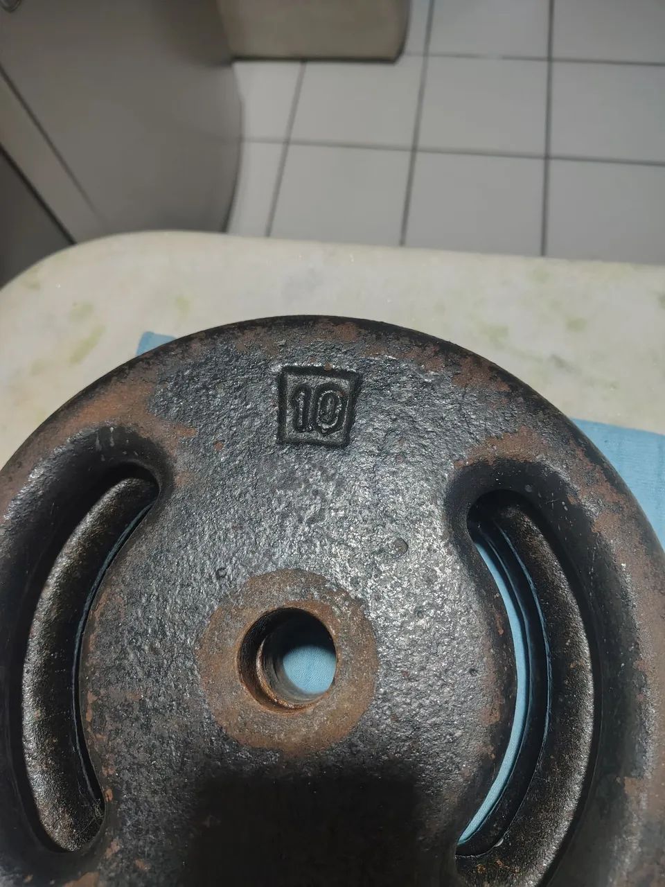 Halteres e Anilhas $120 cada - Foto 2
