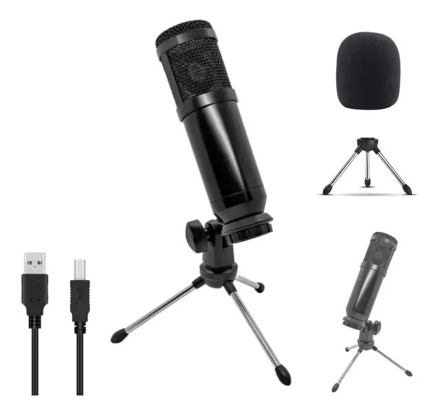 Microfone Condensador Bm800 Usb