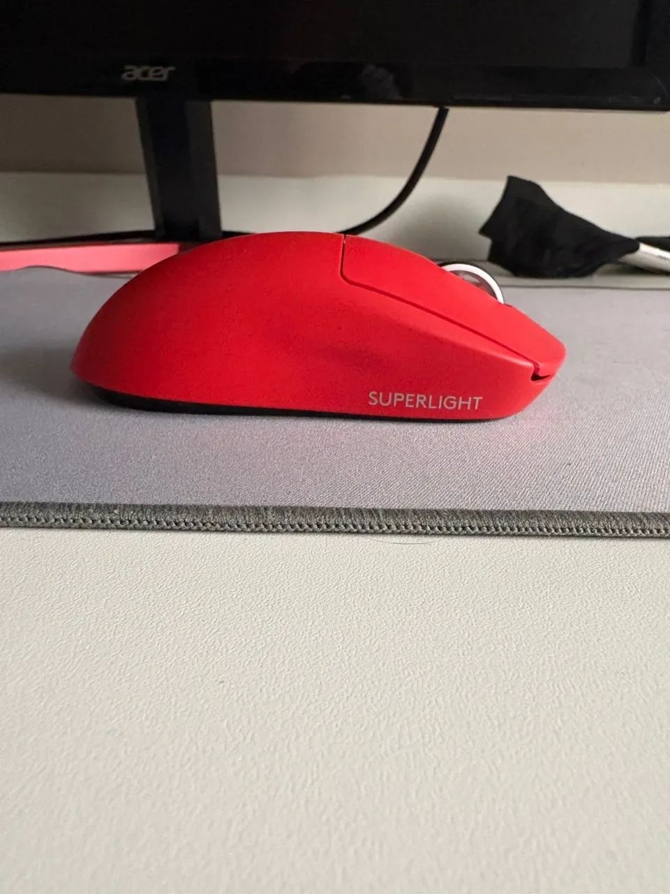 Mouse G Pro X Superlight Vermelho - Foto 4