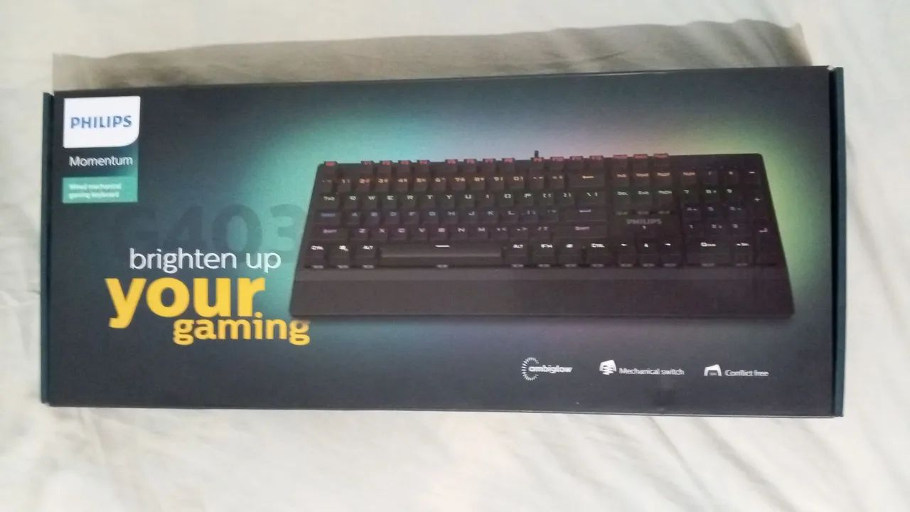 TECLADO MECÂNICO PHILIPS GAMER