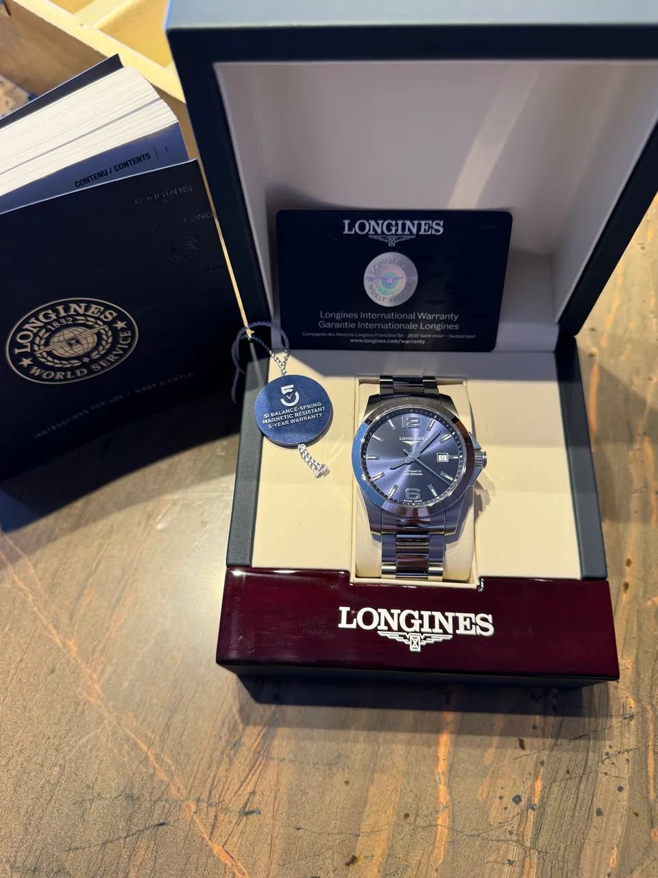 Relógio Longines Conquest Azul - Acessórios - Jóquei, Teresina