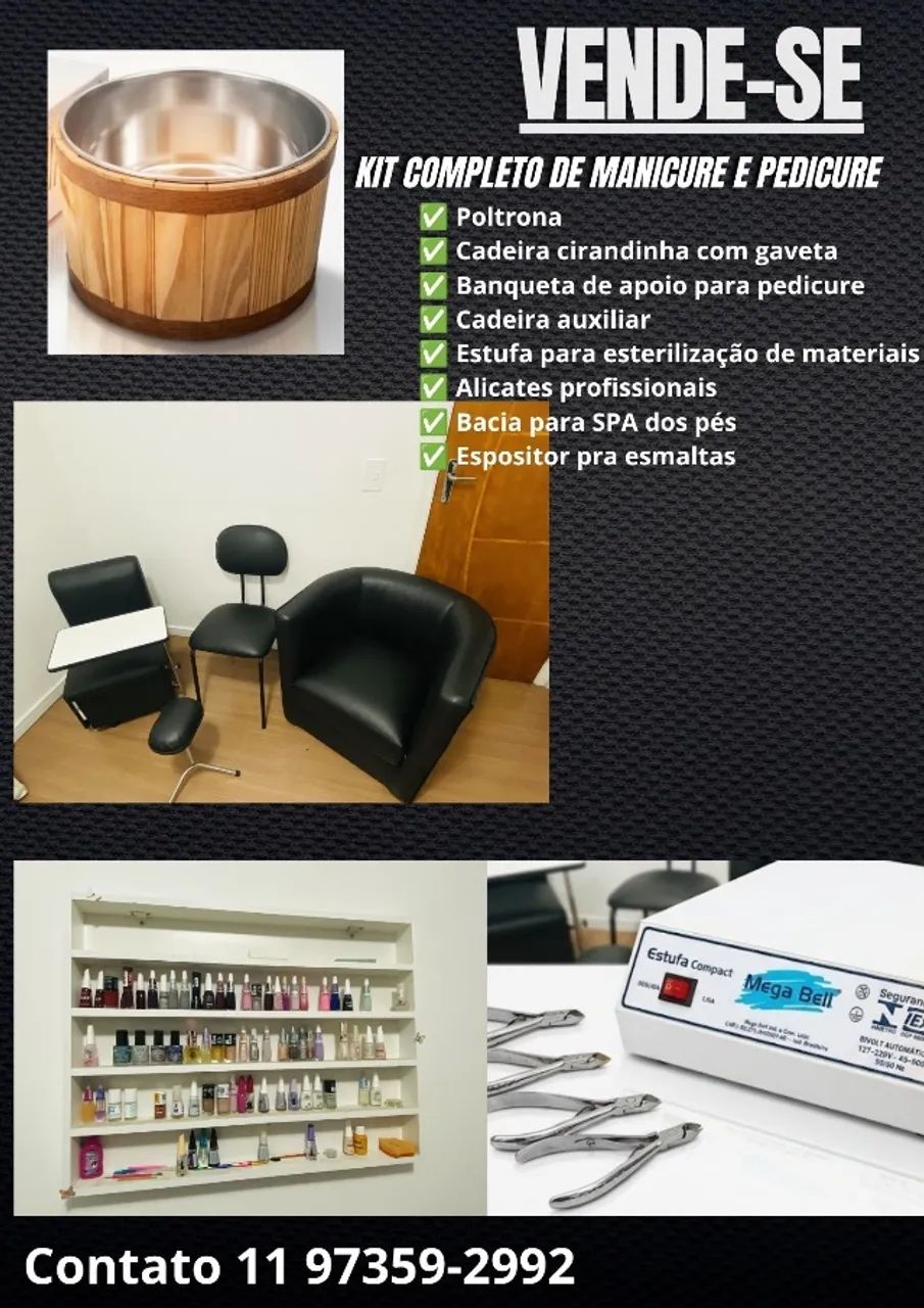 Kit de poltrona pra manicure  - Foto 2