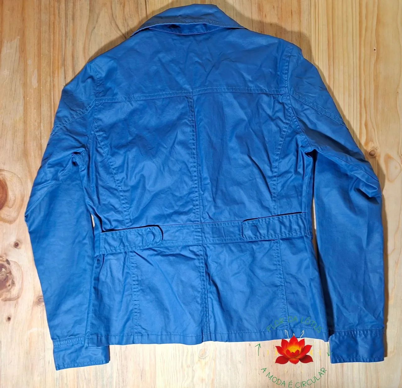 Jaqueta Azul Hering Tam.P - Foto 2