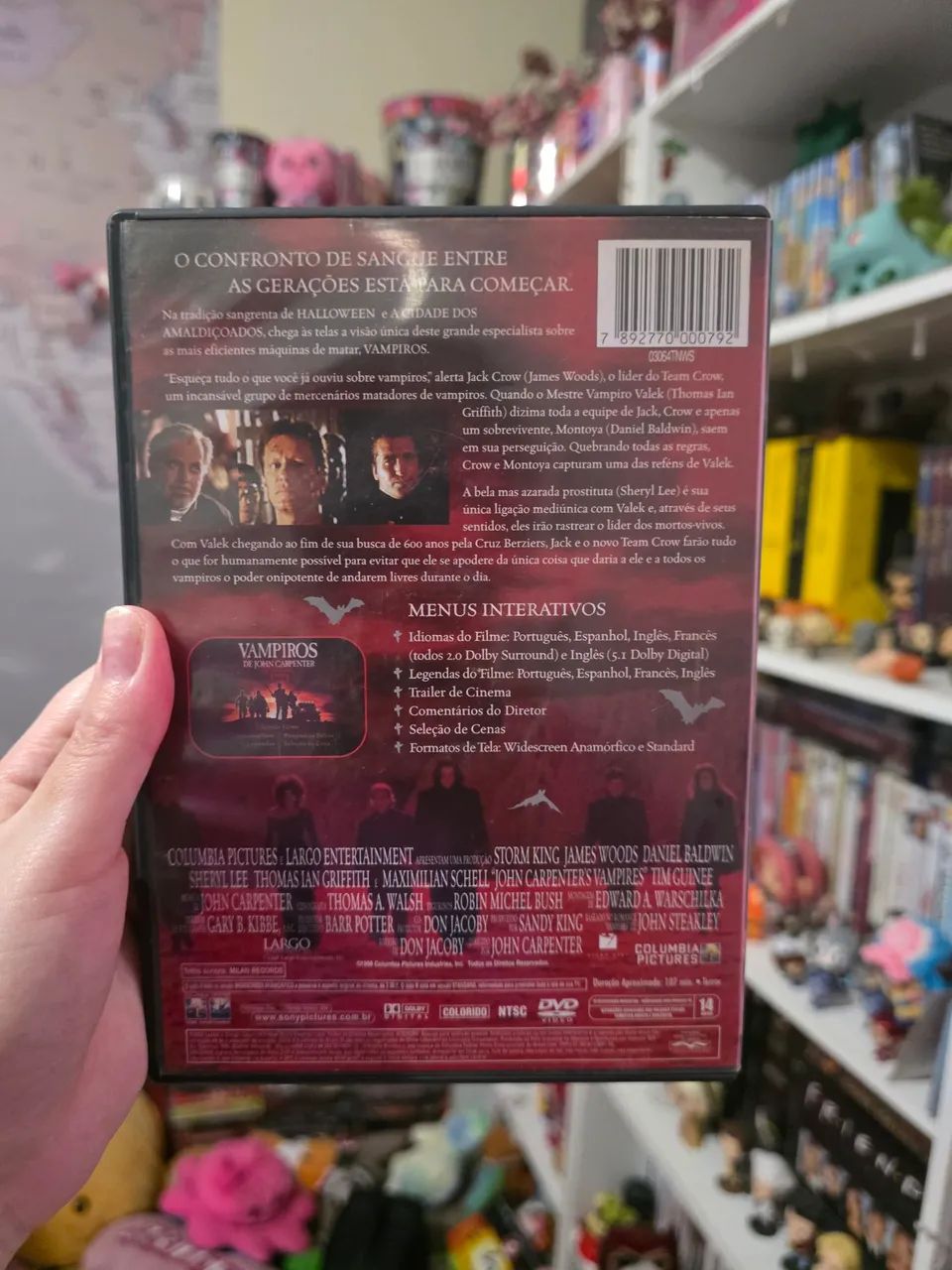 DVD Vampiros de John Carpenter com encarte interno - Foto 2