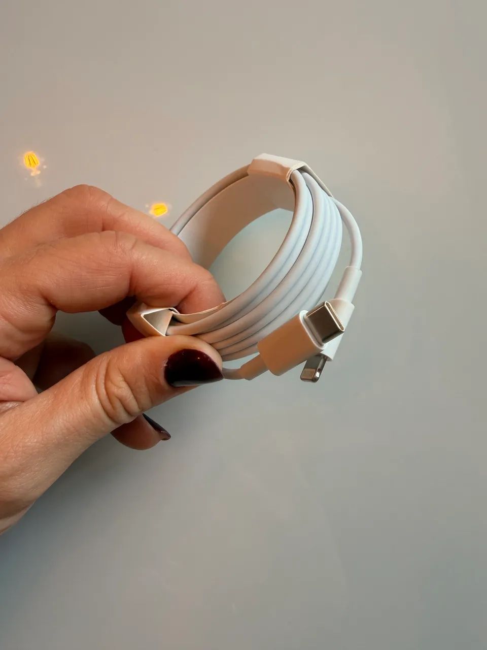 Cabo Apple ORIGINAL USB-C para Lightning - 2 metros - Foto 2