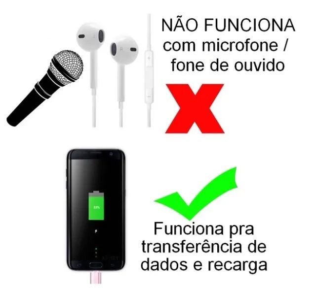 A3vsbr adaptador otg com conector tipo-c fêmea pra mini-b v3 macho  - Foto 2