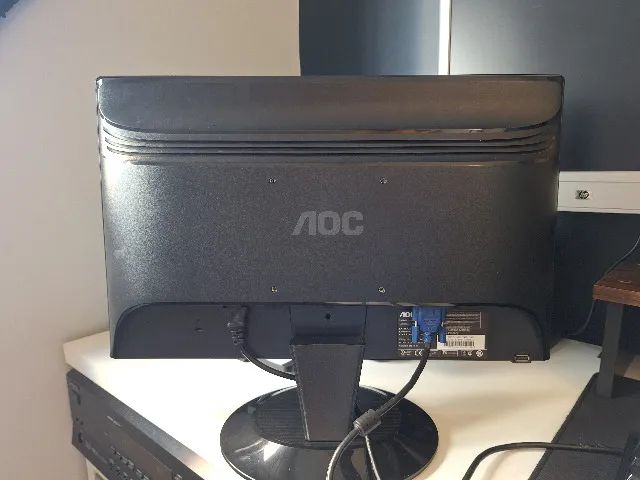 Monitor AOC 936W, 1366x736, 18" (funcionando perfeitamente) - Foto 3