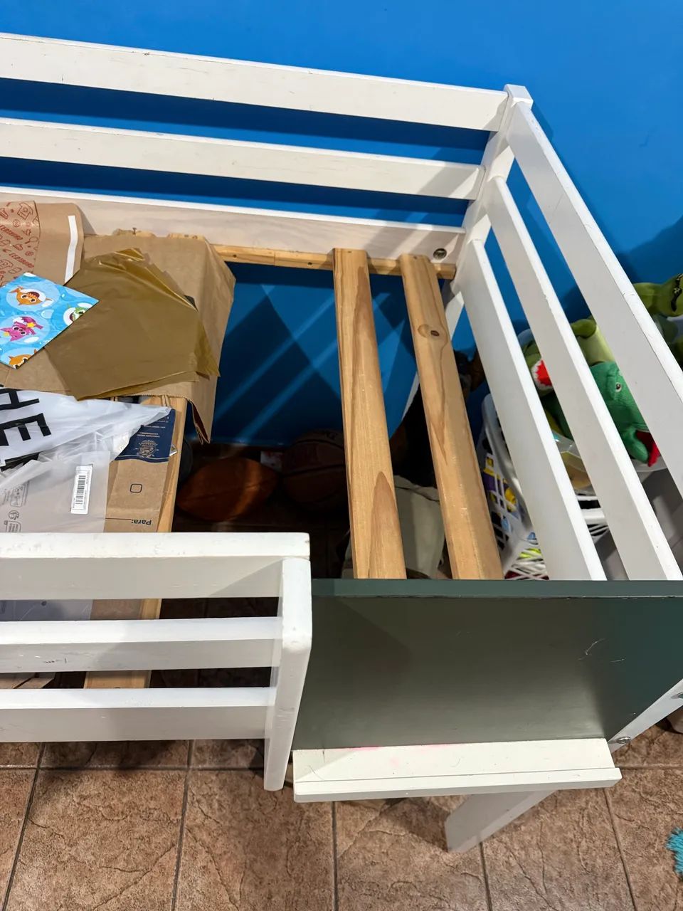 Cama infantil de solteiro elevada  - Foto 4