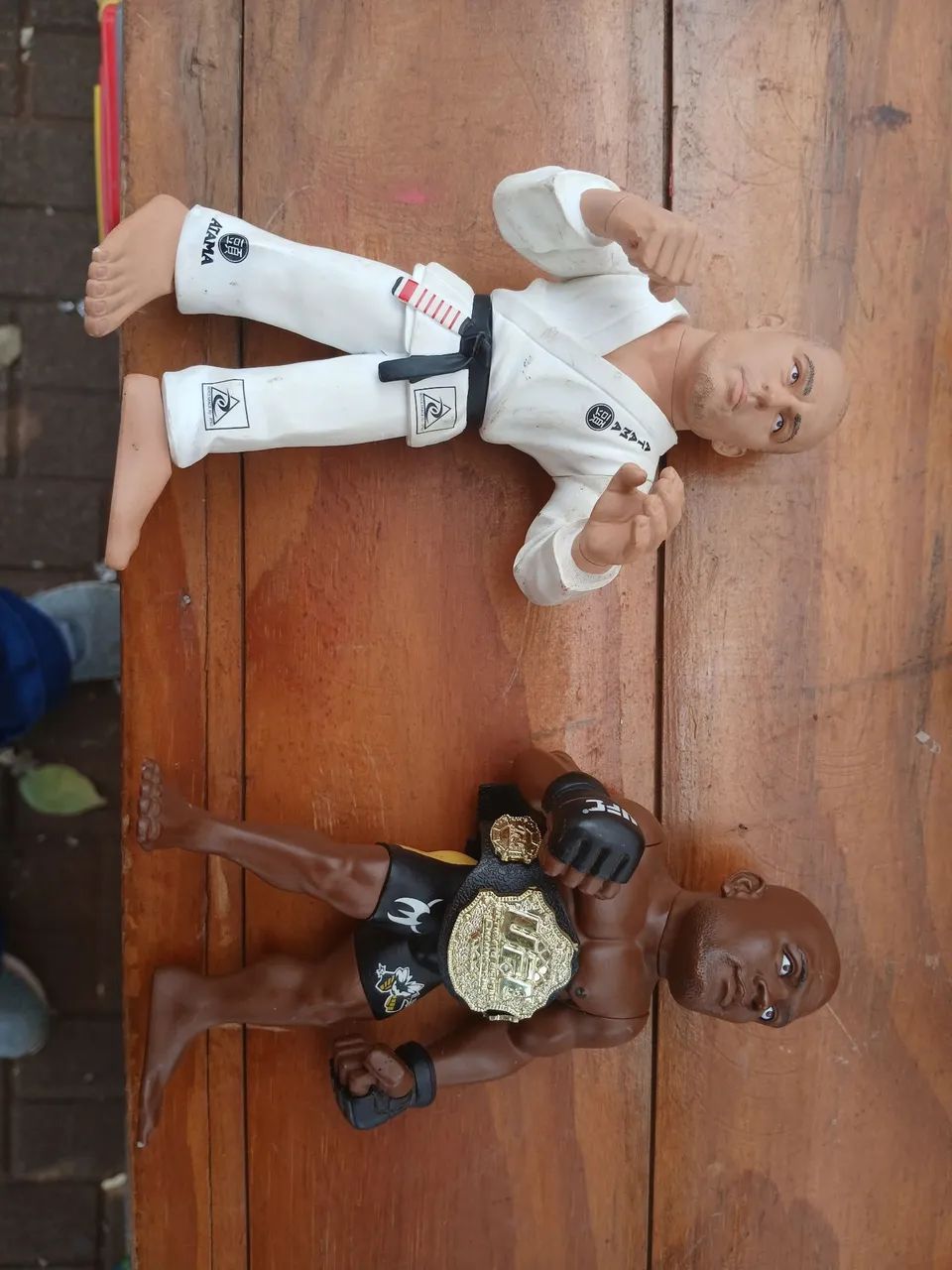 Boneco Anderson Silva e Royce Grecie