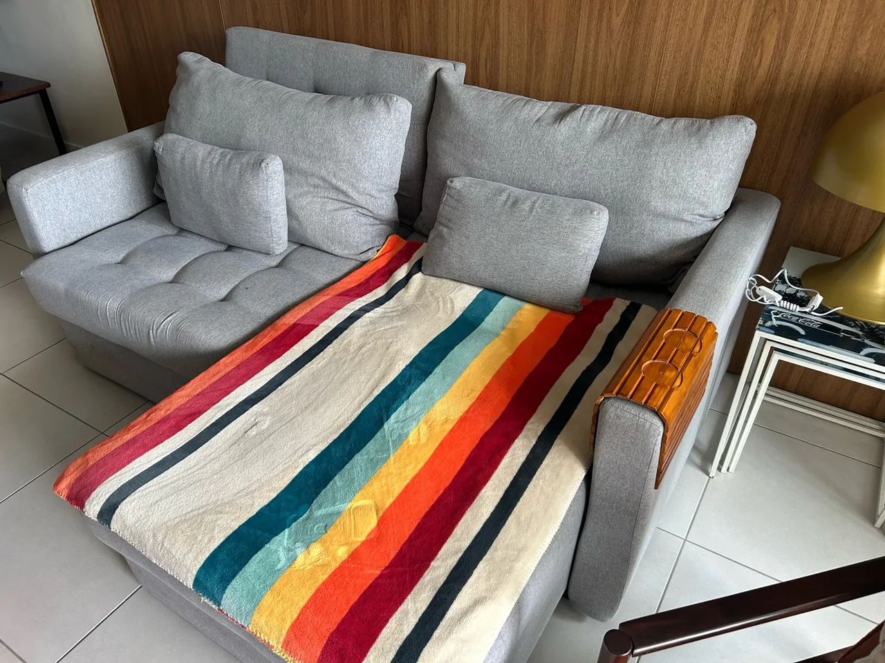 ? Vendo sofá com chaise - Foto 2