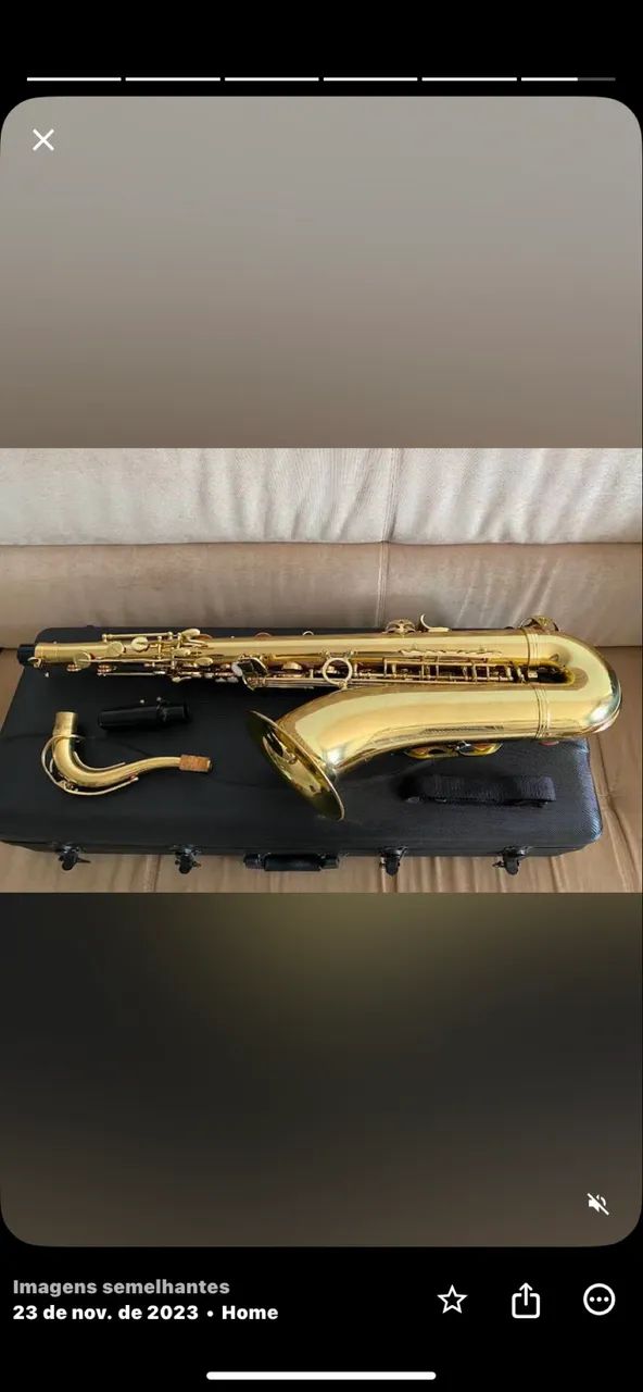 Saxofone-Tenor Sib, marca Kings - Foto 5