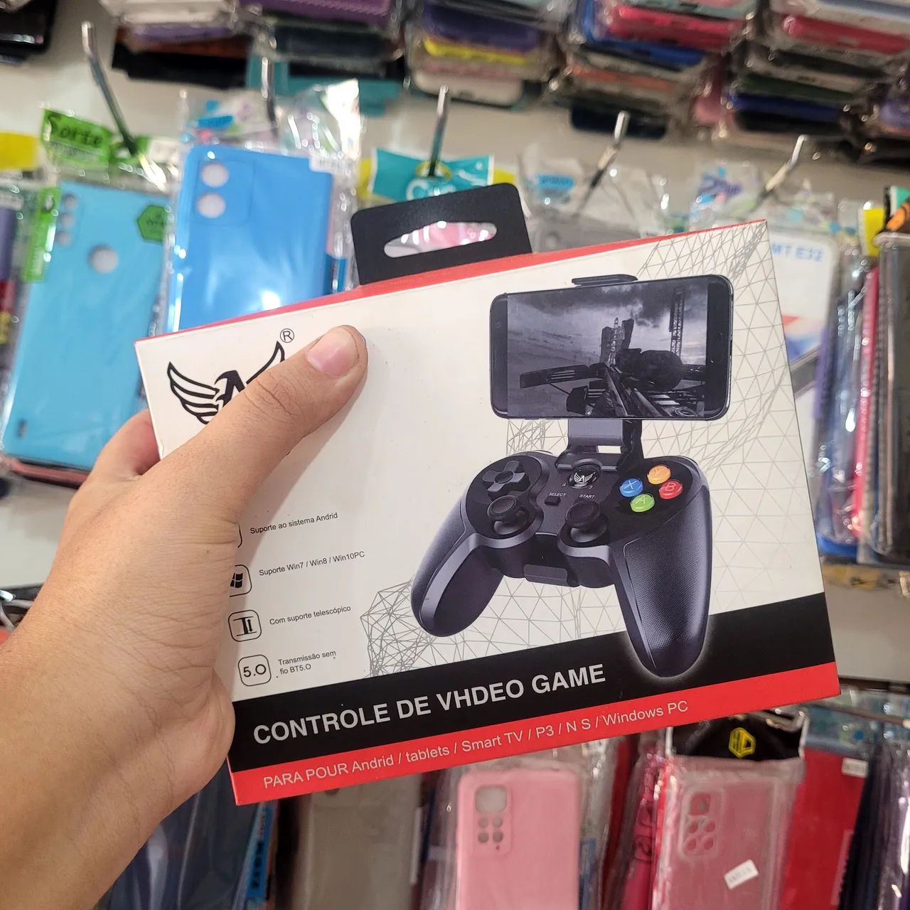 Controle Gamer Bluetooth para Celular, Tablet e PC (SOMOS LOJA) - Foto 3