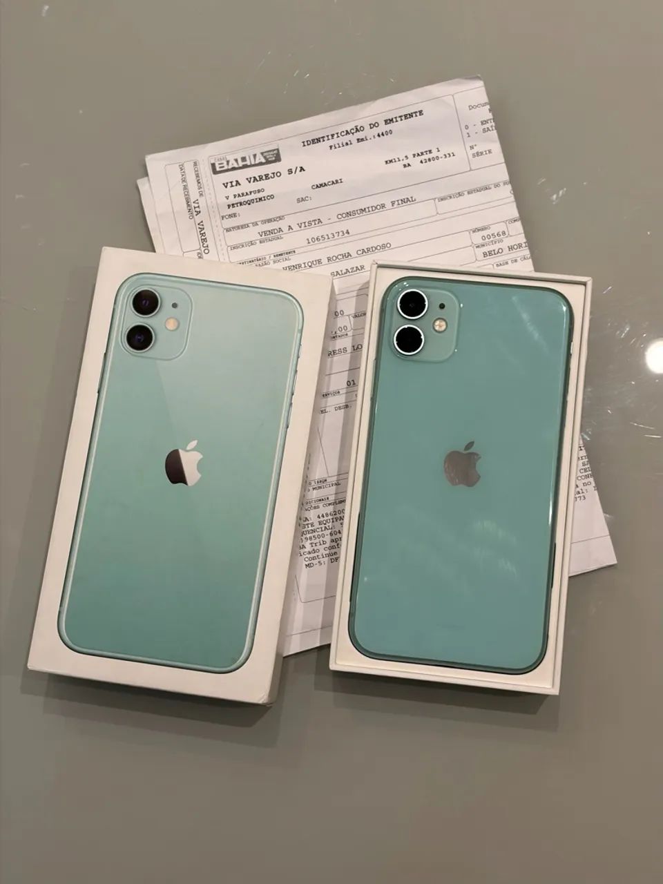 IPHONE 11 128GB VERDE ÁGUA COM CAIXA E NF