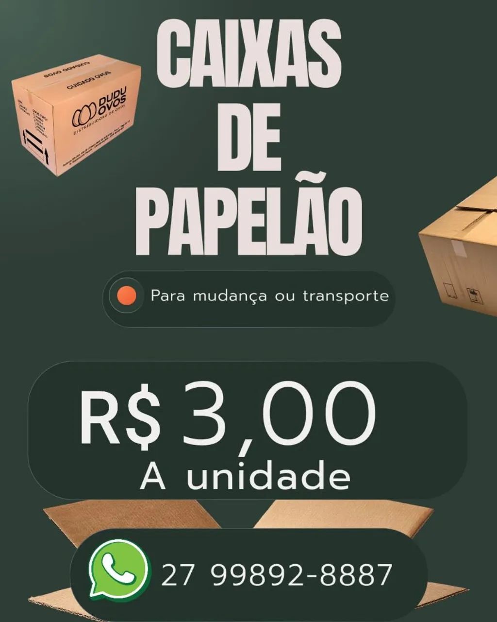 Caixas de papelão para mudança - Foto 2