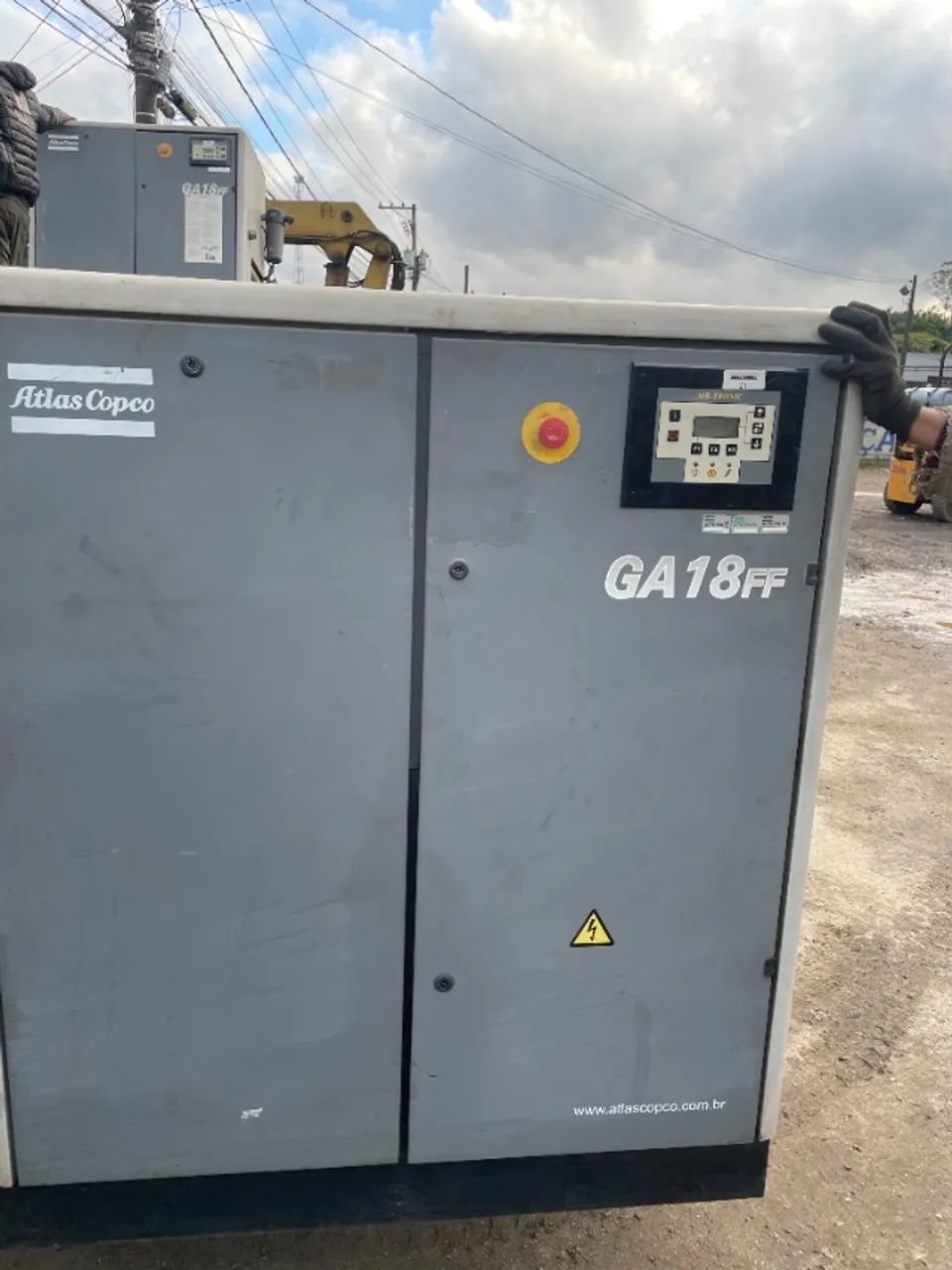 Compressor Parafuso Atlas Copco GA18 FF - 22CV - Foto 4