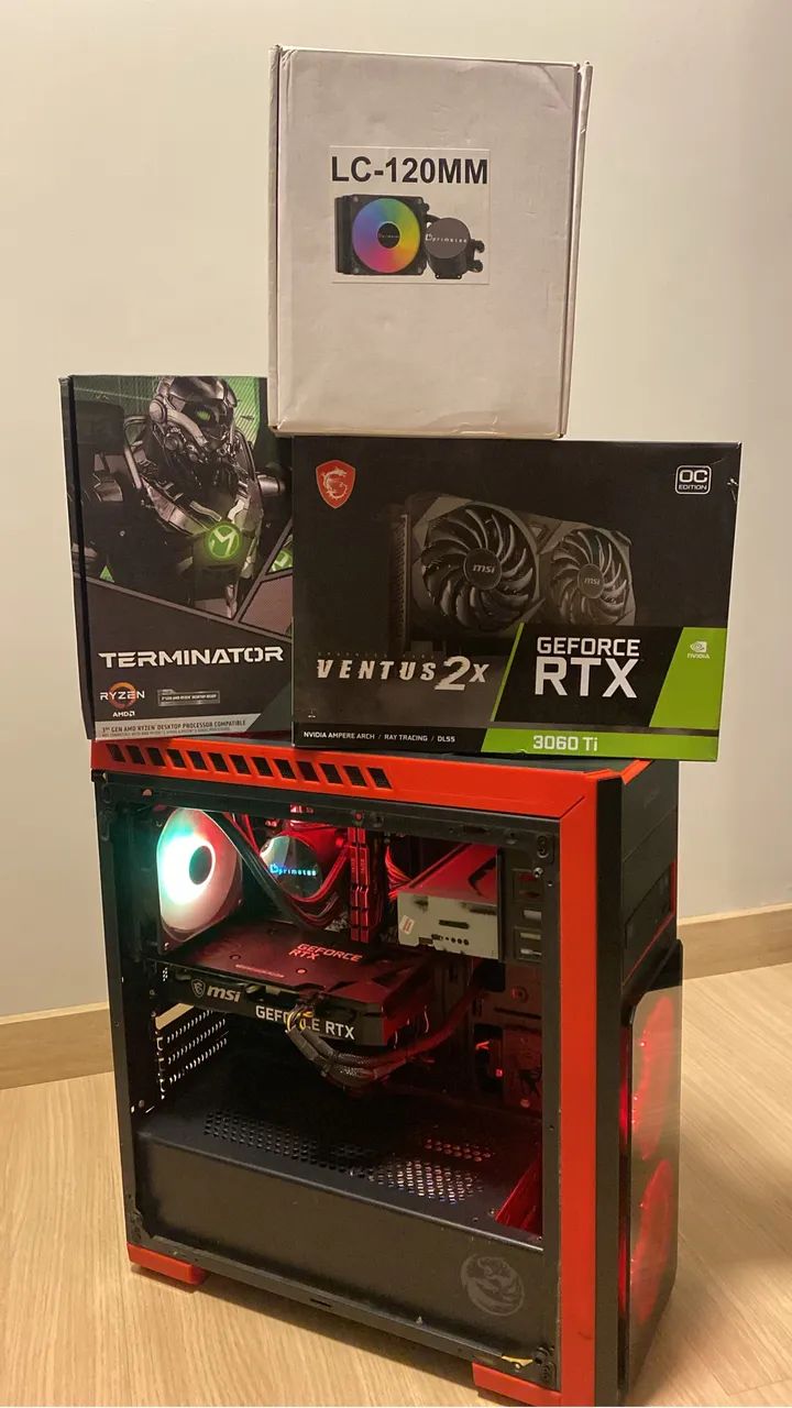 PC Gamer | 32 Gb de RAM e RTX 3060TI - Foto 4