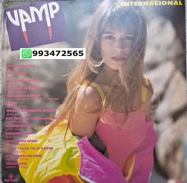 DISCO DE VINIL - VAMP INTERNACIONAL 1991 - NOVELA REDE GLOBO