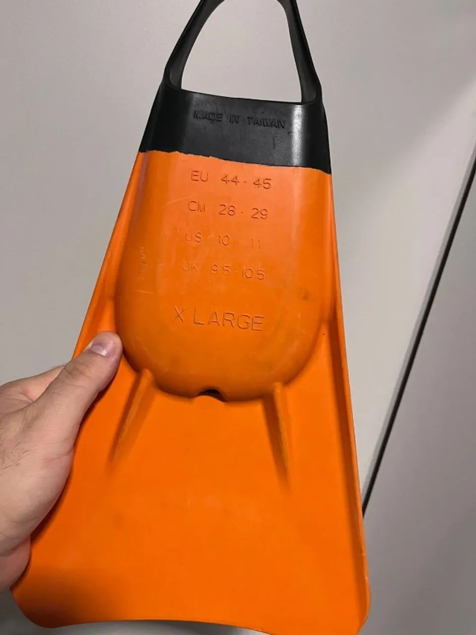 Pé de Pato profissional Tribord: natação, mar, bodyboard. Laranja pra melhor identificação - Foto 2