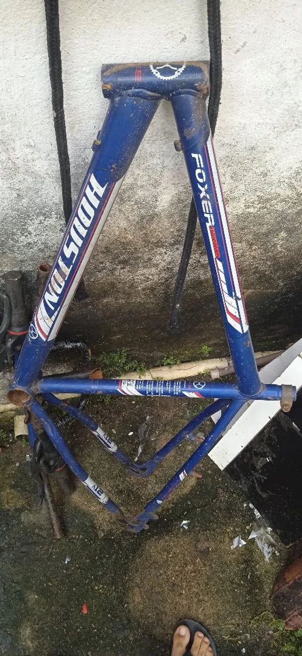 Quadro de bicicleta (2 guidão e o garfo incluso)  - Foto 4