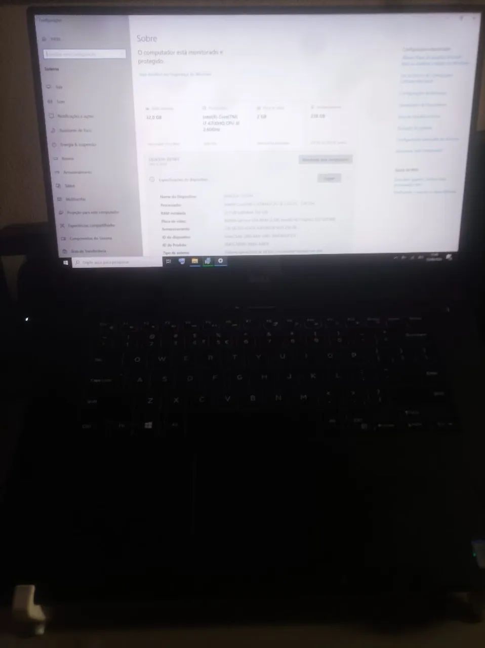 Notebook Dell xps 15 9550 4k tela touch - Foto 4