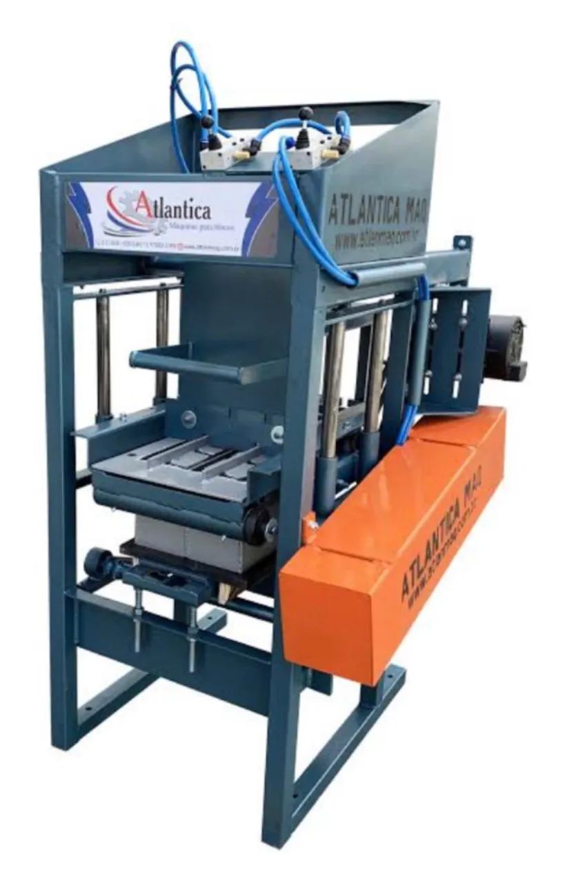 Máquina pneumática de blocos
