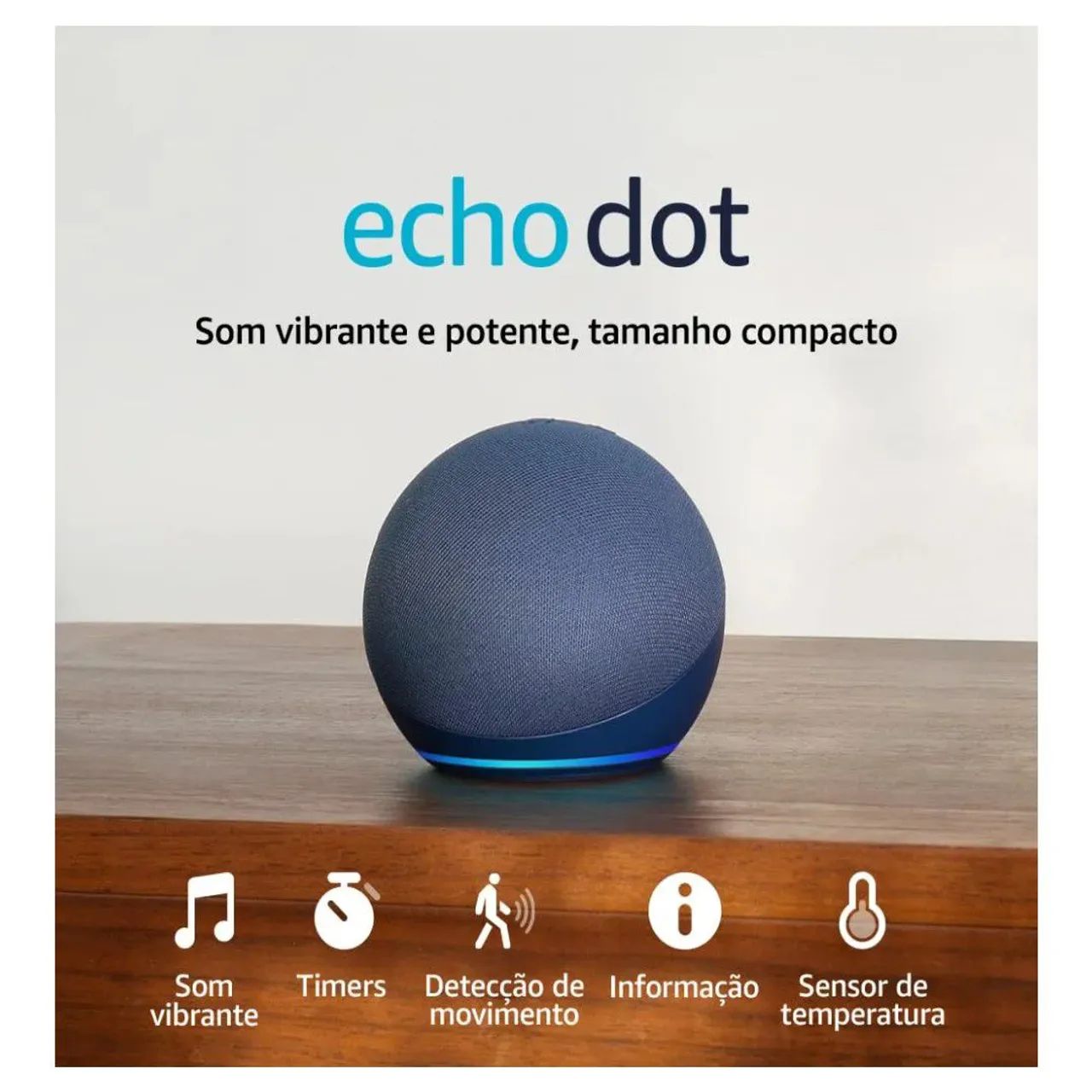 Amazon Echo Dot Alexa 5ª Geração - Nova na Caixa! - Foto 4