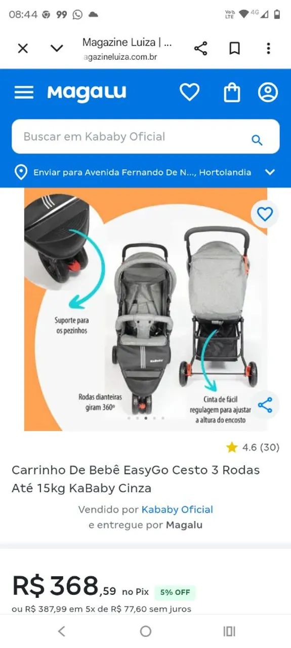 Carrinho de bebê  - Foto 3