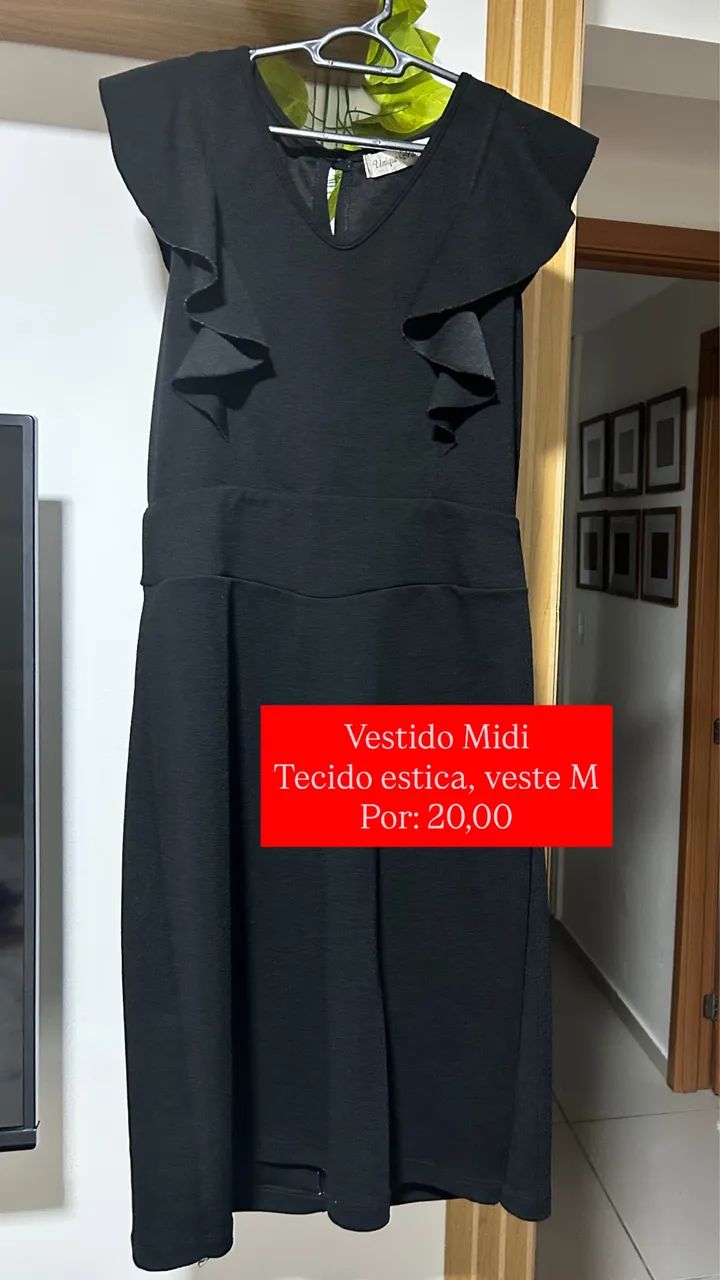 Vestido preto social