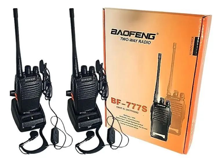 Kit 2 Rádio Comunicador Baofeng BF-777S 16 Canais Walk Talk Longo Alcance - Foto 2