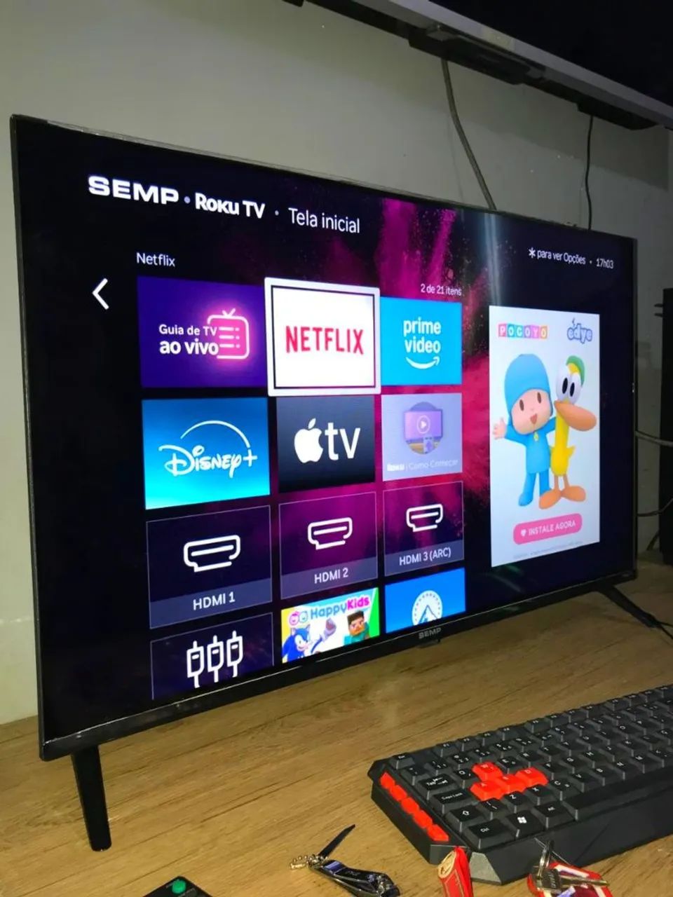 TV smart 32 polegadas 