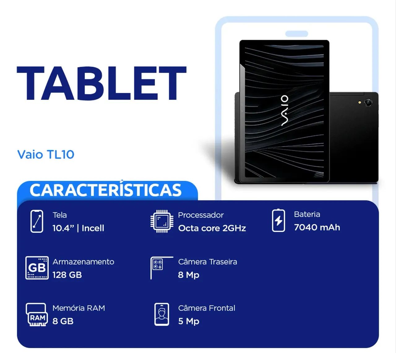 TABLET VAIO 4G ORIGINAL 128/8 LACRADO - Foto 2