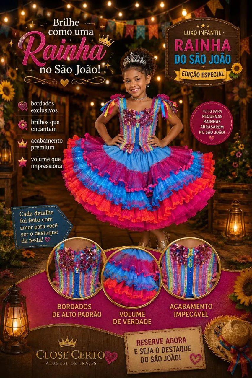 Vestido de criança são João (a partir de 60,00) - Foto 6