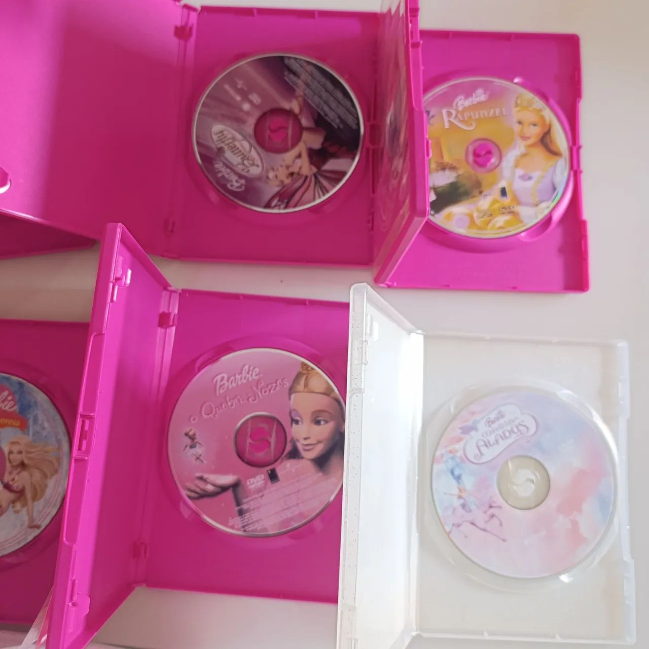 Coleção 7 DVDs Barbie com Caixa Original 3D - Foto 4